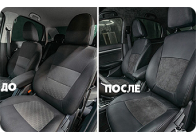 Lada Vesta -  перетяжка салона и потолка автомобиля